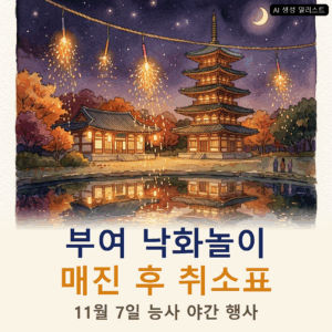 2026 부여 백제문화단지 낙화놀이 일정·예매·매진 후 취소표 확인법