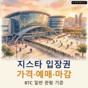 지스타 2026 입장권 예매 방법·가격·입장 마감 시간 정리 (BTC 기준)